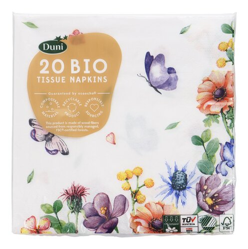 DUNI Servet Breezy Butterfly 33cm