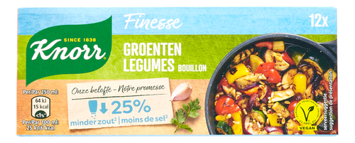 KNORR FInesse groenten25% m.zout