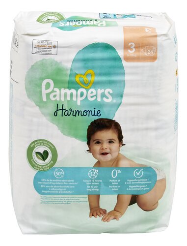 PAMPERS harmonie langes taille 3