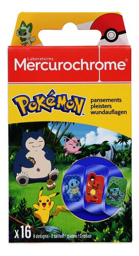 MERCUROCHROME Pokémon pleister