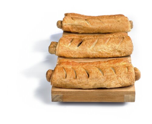  feuilleté fricandelle avec ketchup