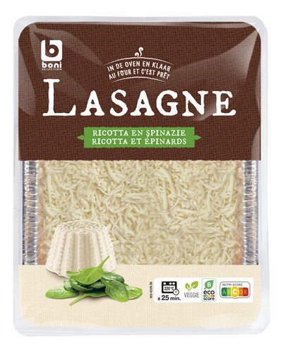 BONI Lasagne Ricotta Spinazie