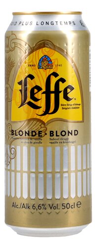 Leffe Blond 6,6% Cold Grip blik 50cl