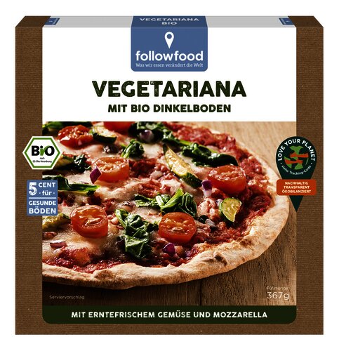 FOLLOWFOOD pizza épeautre légum.Bio