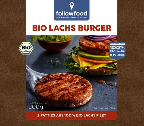 FOLLOWFOOD Saumonburger Bio
