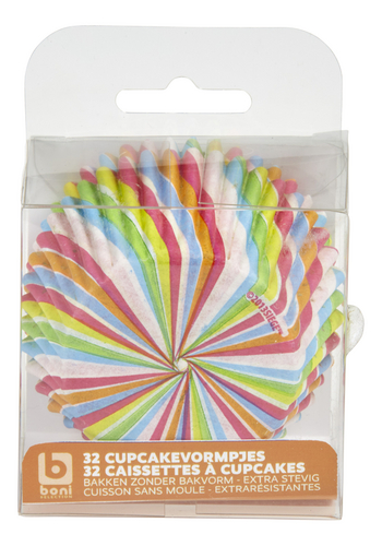 BONI cupcake Rainbow Swirl