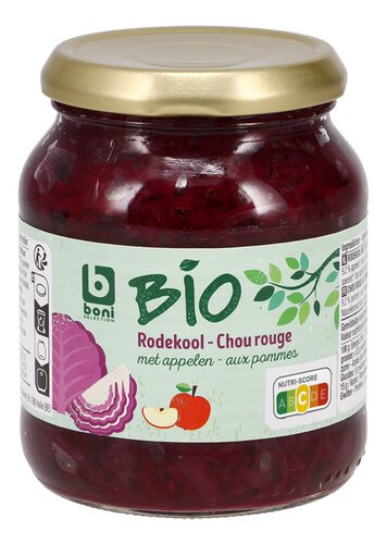 BONI BIO rode kool met appelen