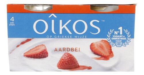 OIKOS volle yogh.aardbei
