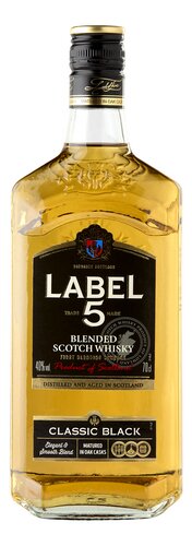 LABEL 5 whisky Classic Black 40%