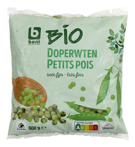 BONI BIO petits pois