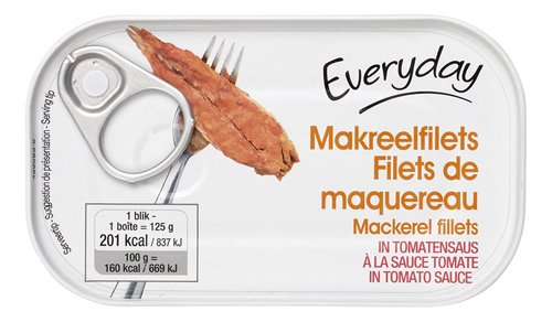 EVERYDAY makreelfilets tomatensaus