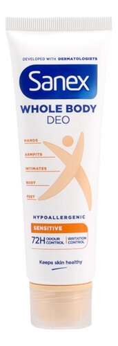 SANEX whole body deo sensit.cream