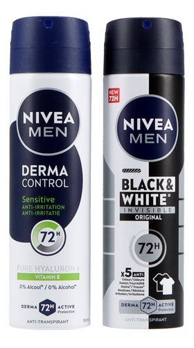 NIVEA MEN deo sensitiv/black&white