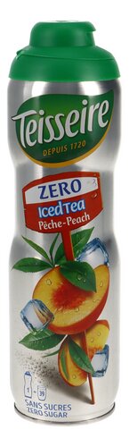 TEISSEIRE Zero sirop Iced Tea pêche