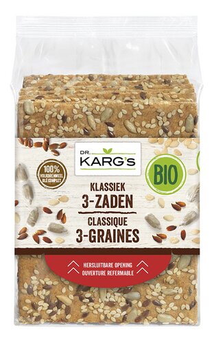 DR. KARG'S cracottes 3-graines bio