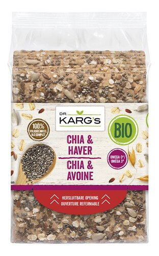 DR.KARG'S knäckebrod chia-av.Bio