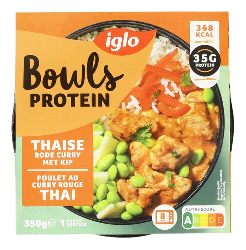 IGLO Protein Bowl Curry thai Poulet