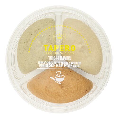 Tapero Trio hummus 210g