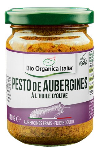 BIO ORGANICA aubergine pesto