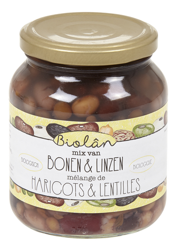 BIOLAN mix haricots/lentilles Bio
