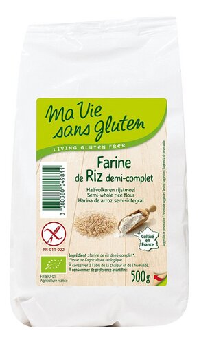 MA VIE SANS GLUTEN Halfv.Rijstm.Bio
