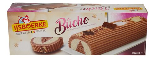 IJSBOERKE bûche de Noël van.-choc.