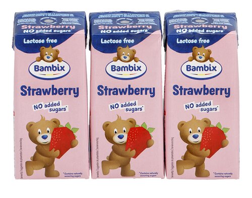 BAMBIX Aardbei Drink Zond.Suiker