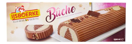 IJSBOERKE kerststronk vanille-choc.
