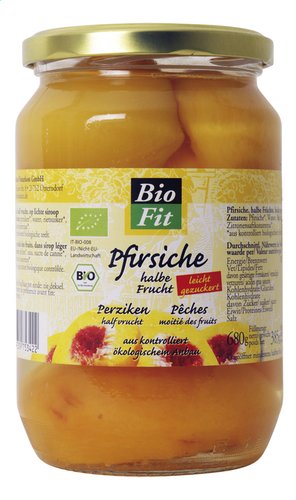BIOFIT pêches moitié Bio
