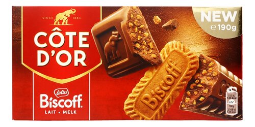 Côte d'Or Tablet Biscoff Melk 190g