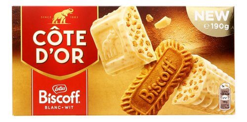 Côte d'Or Tablet Biscoff Wit 190g