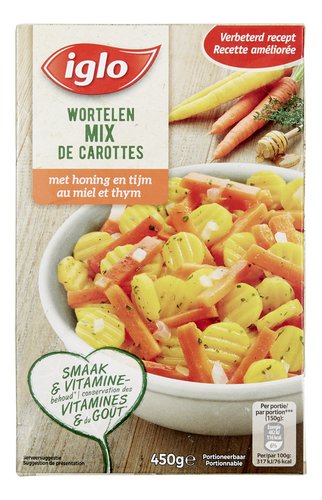 IGLO wortelen tijm-honing