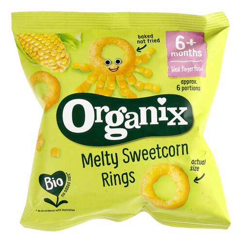 ORGANIX Melty Sweetcorn Rings6+M Bio