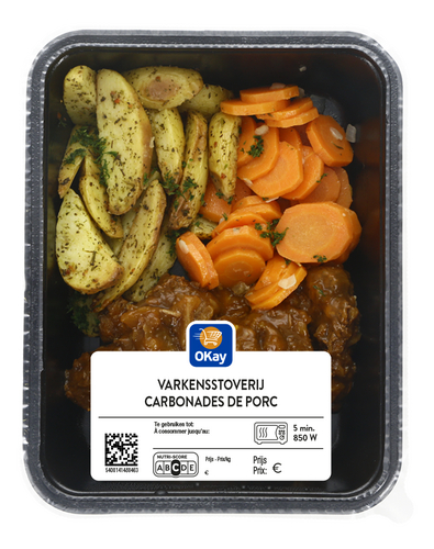 OKAY rag.porc carot.pdt. sautées