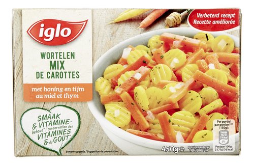 IGLO carottes thym-miel
