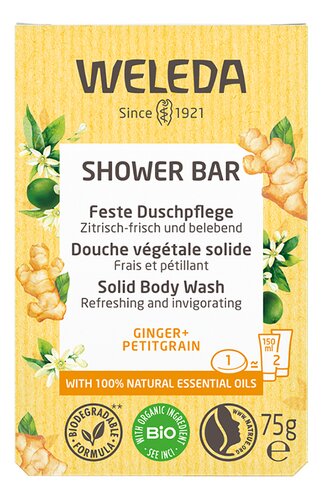 WELEDA shower bar ginger+petit grain