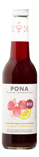 PONA jus de raisin rouge-citron Bio