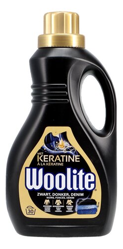 WOOLITE wasm.zwart,donker,denim30d