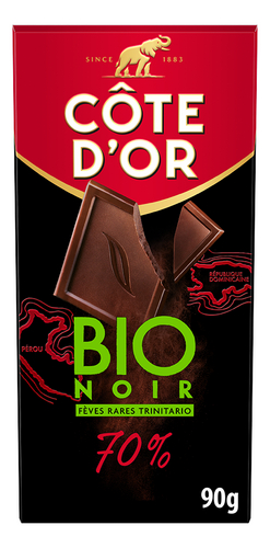 CÔTE D'OR noir 70% Bio