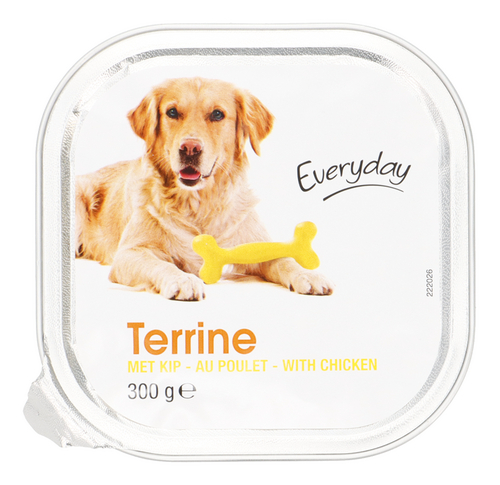 EVERYDAY hond terrine kip vlootje