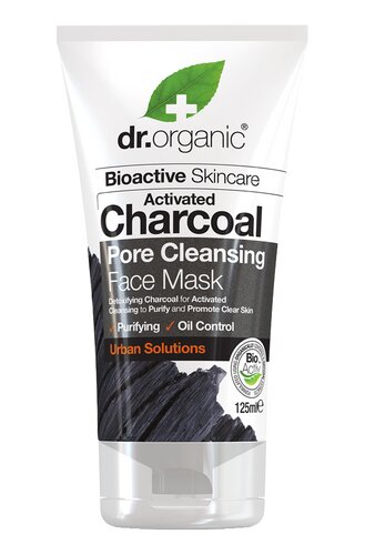DR.ORGANIC masker houtskool 125ml