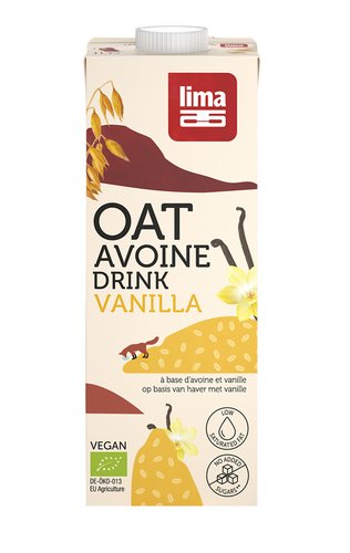 LIMA haverdrink met vanille Bio