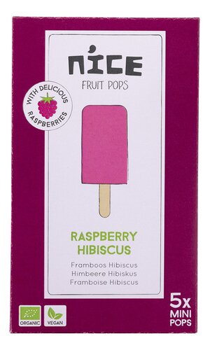NICE Stick glace Framb/hibis. Bio