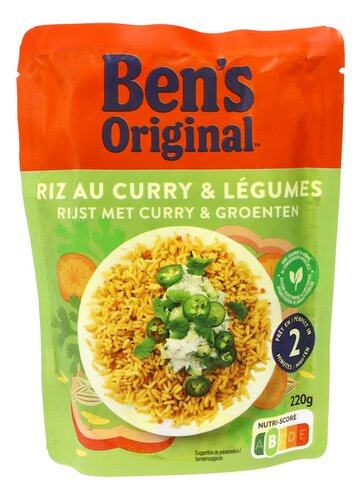 BEN'S ORIGINAL excpr. curry légumes