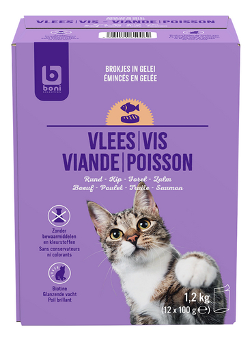 BONI Adult viande-poisson éminc.