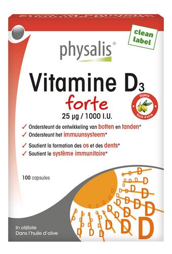PHYSALIS Vitamine D3 Forte
