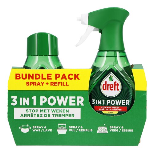 DREFT 3in1 power spray+navulling