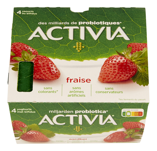 ACTIVIA yaourt fraise