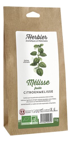 HERBIER DE FRANCE citroenmelisse Bio 30g