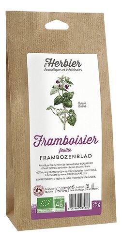 HERBIER DE FRANCE frambozenblad Bio 25g